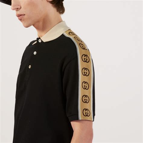 herren gucci poloshirt|gucci interlocking polo shirts.